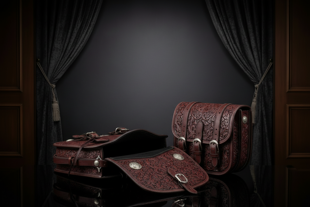 UQAAB Premium Leather Western Saddle Complete Set – 7-Piece Full Accessory Bundle | Ages Like A Fine Wine