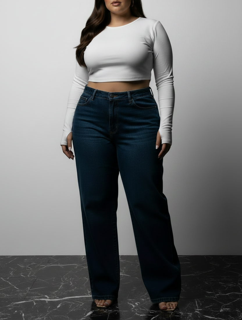 Front Shot – Barrel Jeans 