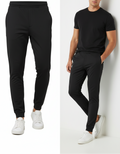 Premium Black Athleisure Jogger Trouser