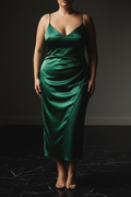 Satin Midi Dress