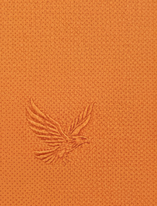 UQAAB Bright Orange 2-Button Piqué Polo