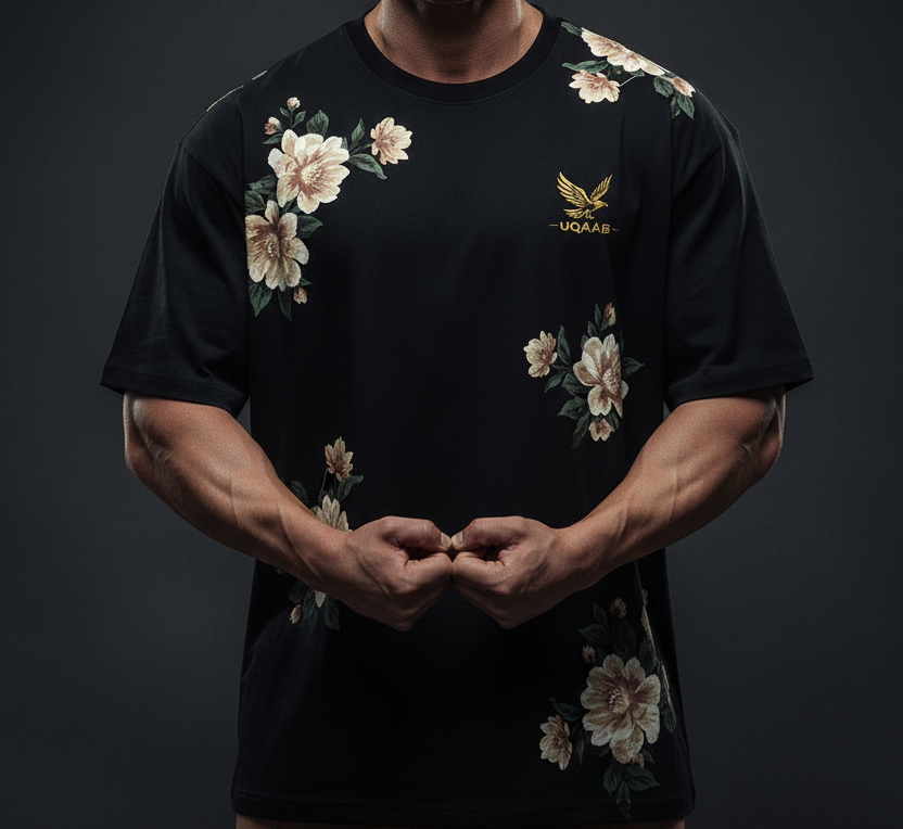 UQAAB Floral Oversized Tee