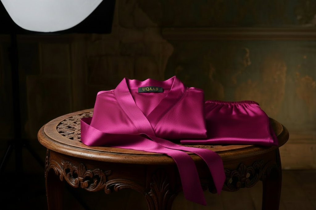 UQAAB Pink Silk Set - High Resolution