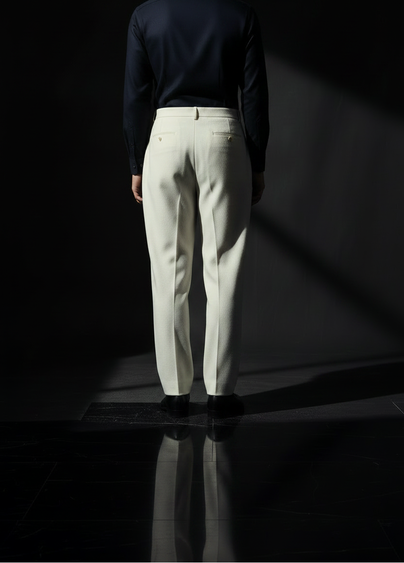 UQAAB Wool Trousers Back Shot
